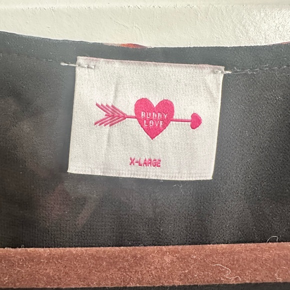 Buddy Love XL high/low maxi dress with long sleeves - Picture 3 of 5